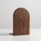 Wooden Book Shelf Bookend – Minimalist Solid Wood Support for Books & Shelf Organisation