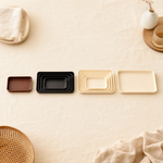 Rectangular Plastic Storage Tray – Kitchen Organizer Serving Plate Desk Decor