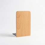 Wooden Book Shelf Bookend – Minimalist Solid Wood Support for Books & Shelf Organisation