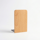 Wooden Book Shelf Bookend – Minimalist Solid Wood Support for Books & Shelf Organisation