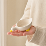 Ceramic Duck Dipping Bowl – Set of 2 Cute Sauce Dish Mini Bowl Kitchen Table Decor