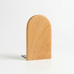 Wooden Book Shelf Bookend – Minimalist Solid Wood Support for Books & Shelf Organisation