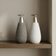 Minimalist Soap Dispenser – Ceramic 400ml Soap Pump for Bathroom or Kitchen Decor
