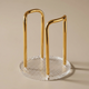 Gold Luxury Paper Cup Dispenser – Acrylic Cup Holder for Kitchen, Office & Coffee Stations