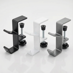 Adjustable Clamp Desk Hook – Aluminum Organizer for Headphones Bags Keys Office Setup