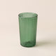 Textured Glass Toothbrush Holder – Bathroom Storage, Countertop Cup, Minimalist Vanity Accessory