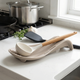 Heat Resistant Silicone Spoon Holder –  Insulated Placemat for Kitchen, Minimalist Cooking Accessory