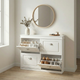 4-Door Shoe Rack – 8 Shelves, Shoe Storage Cabinet, Home Furniture