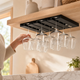 Under Cabinet Wine Glass Holder – No Drill Stemware Rack for Kitchen Bar