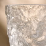 Glacier Texture Glass – Sculptural Clear Drinking Cup for Tea Coffee Water Home Bar