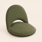 Floor Lounger Chair with Backrest – Foldable Cushion Seat for Reading and Relaxing