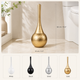 Sculptural Toilet Brush with Holder – Long Handle Bathroom Brush, Minimalist Design