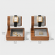 Wooden Watch Display Stand with Jewelry & Ring Tray – Single and Double Watch Holder