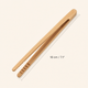 Bamboo Food Tongs Set of 2 – Kitchen Tongs for Toast Bread Tea Sugar Salad