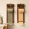 Wooden Clipboard Roll Notepad – Hanging Memo Pad Desk Note Board Minimalist Office