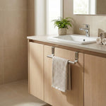 Stainless Steel Over Cabinet Towel Rack – Kitchen & Bathroom Organizer