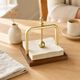 Napkin Holder for Table – Wood Base Metal Frame Cafe Restaurant Kitchen Decor