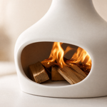 Ceramic Palo Santo Burner – Minimalist Chimney Design, Home Decor, Meditation Gift