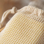 Cotton Soap Saver Bag – Set of 3 Mesh Drawstring Pouch for Lather Exfoliation Shower Bath