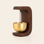 Door Opening Bell – Solid Wood Magnetic Wind Chime, Entry Reminder, Housewarming Gift