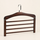 Wooden 4-Layer Pants Hanger – Multi-Tier Closet Organizer for Trousers and Scarves