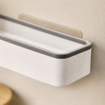 Wall Mounted Bathroom Shelf – No Drill Storage Caddy for Toilet Sundries Organizer