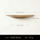 Solid Brass Gold Drawer Handle – Minimalist Crescent Pull for Kitchen Bedroom Wardrobe Cabinet Hardware