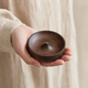 Solid Wood Incense Holder – Round Ash Catcher Tray for Sticks, Zen Home Decor