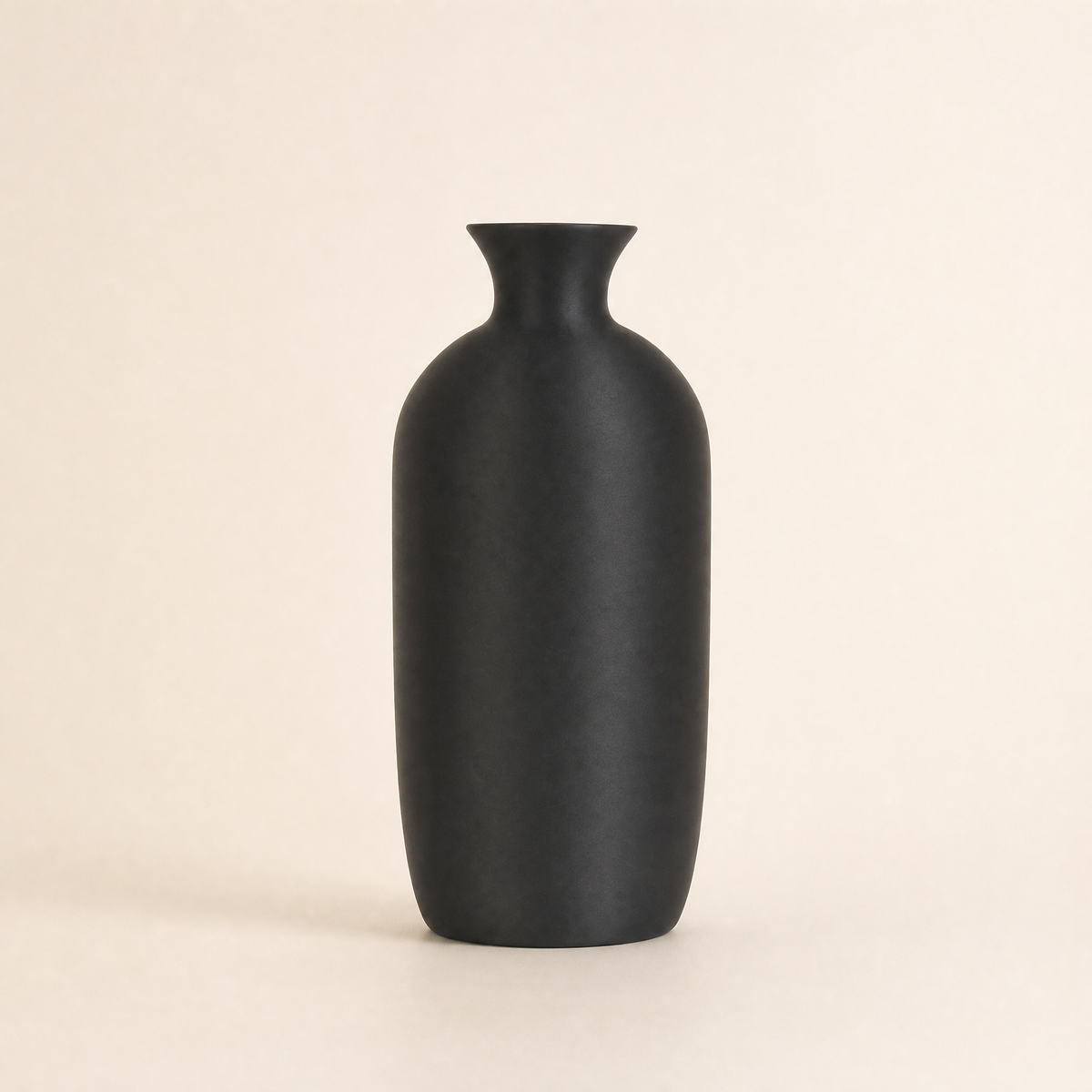 Minimalist Vase – Nordic Style Matte Plastic Home Decor, Modern Living Room Accent