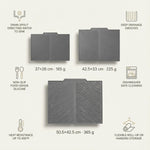 Silicone Dish Drying Mat with Drain Spout – Non Slip Kitchen Countertop, Heat Resistant