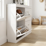 4-Door Shoe Rack – 8 Shelves, Shoe Storage Cabinet, Home Furniture