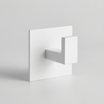Aluminum Adhesive Wall Hook – Square Hooks for Bathroom, Kitchen & Storage