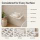 Wall Mounted Soap Dish – Drill-Free Grid Drainage Rack for Bathroom, Black or White