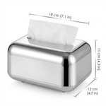 Luxury Electroplated Gold Tissue Box Cover – Modern Tissue Holder for Home & Office