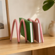 Spring Book Rack – Modern Tabletop Bookend Organizer for Desk and Shelves