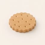 Wooden Biscuit Coaster – Cute Cookie Shape Desk Pad, Housewarming or Birthday Gift