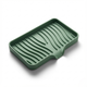 Silicone Soap Tray with Drain Spout – Self-Draining Dish for Kitchen and Bathroom Countertops