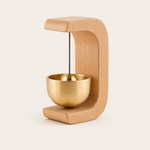 Door Opening Bell – Solid Wood Magnetic Wind Chime, Entry Reminder, Housewarming Gift
