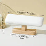 Watch and Bracelet Display Stand – Padded Bar with Wood Base for Dresser Jewellery Storage