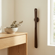 Long Handled Shoe Horn – Wooden Magnetic Wall Mount Entryway Organizer Mobility Aid Dressing Tool