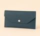 Slim Cash Envelope Wallet – PU Leather Snap Pouch Budget Organizer Women Purse