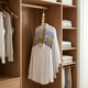Space-Saving Closet Hanger – 8-Slot Rotating Aluminum Alloy Organizer for Clothes & Wardrobe Storage