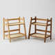 Bamboo Countertop Organizer – 2 Tier Rattan Shelf for Kitchen, Coffee Bar & Bathroom Counter Storage