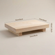 Wooden Pedestal Tray Stand – Minimalist Countertop Riser for Vanity & Bathroom Decor