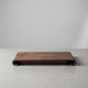 Wooden Riser Stand – Curved Display Platform for Tea Service, Kitchen Counter, Desk Home Decor