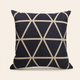 Geometric Throw Pillow Cover – Linen Cotton Cushion Cover for Sofa Bed or Chair