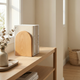 Wooden Book Shelf Bookend – Minimalist Solid Wood Support for Books & Shelf Organisation