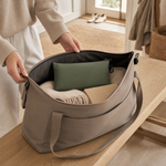 Canvas Zipper Pouch – Document Organizer Bag for Office School Travel Storage