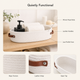 Oval Woven Storage Basket – Bathroom Organizer Toilet Paper Holder Desk Tray