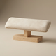Watch and Bracelet Display Stand – Padded Bar with Wood Base for Dresser Jewellery Storage